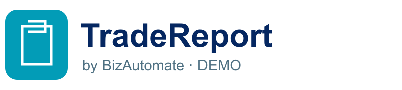 TradeReport Demo